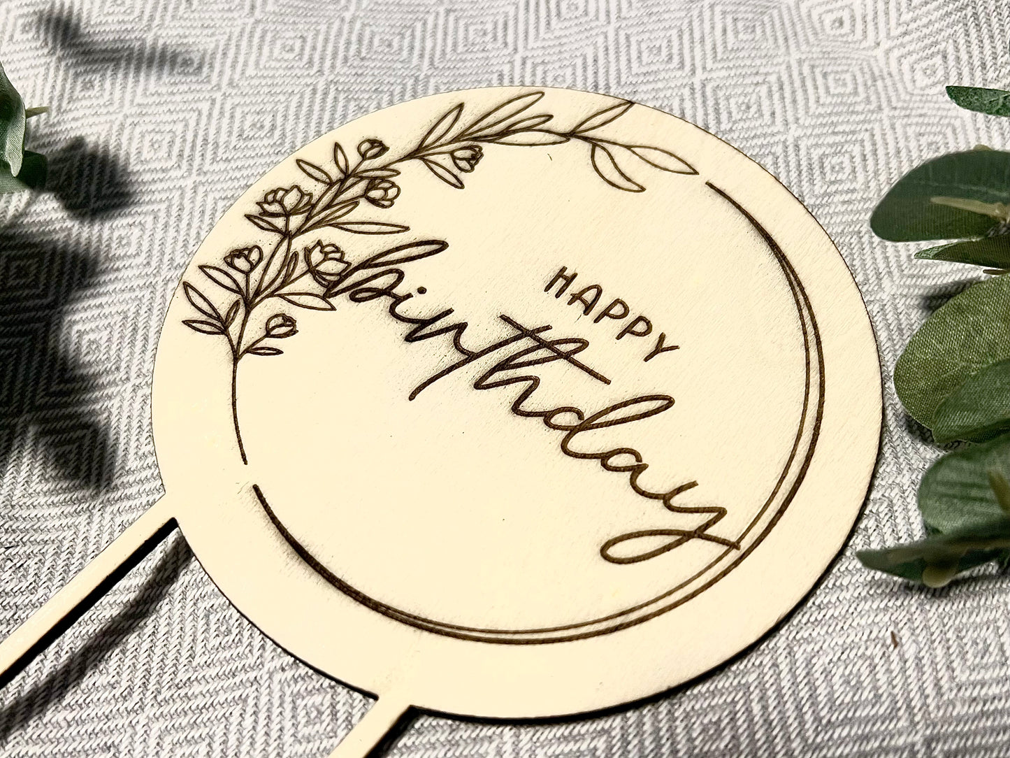 Happy Birthday Kuchenstecker