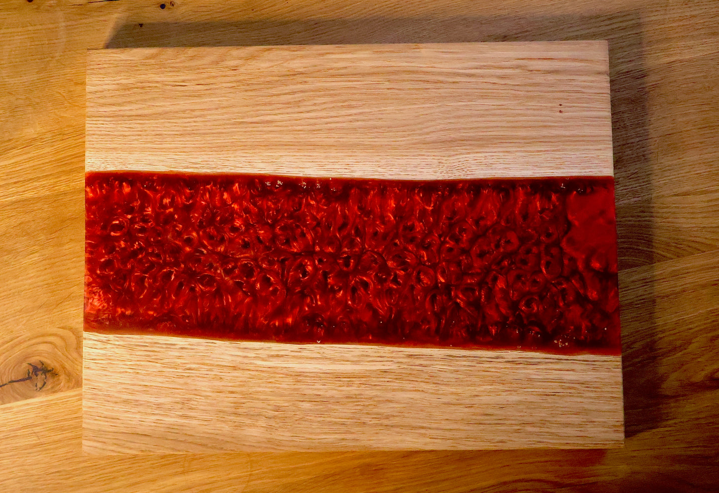 Servierplatte Epoxid-Eiche