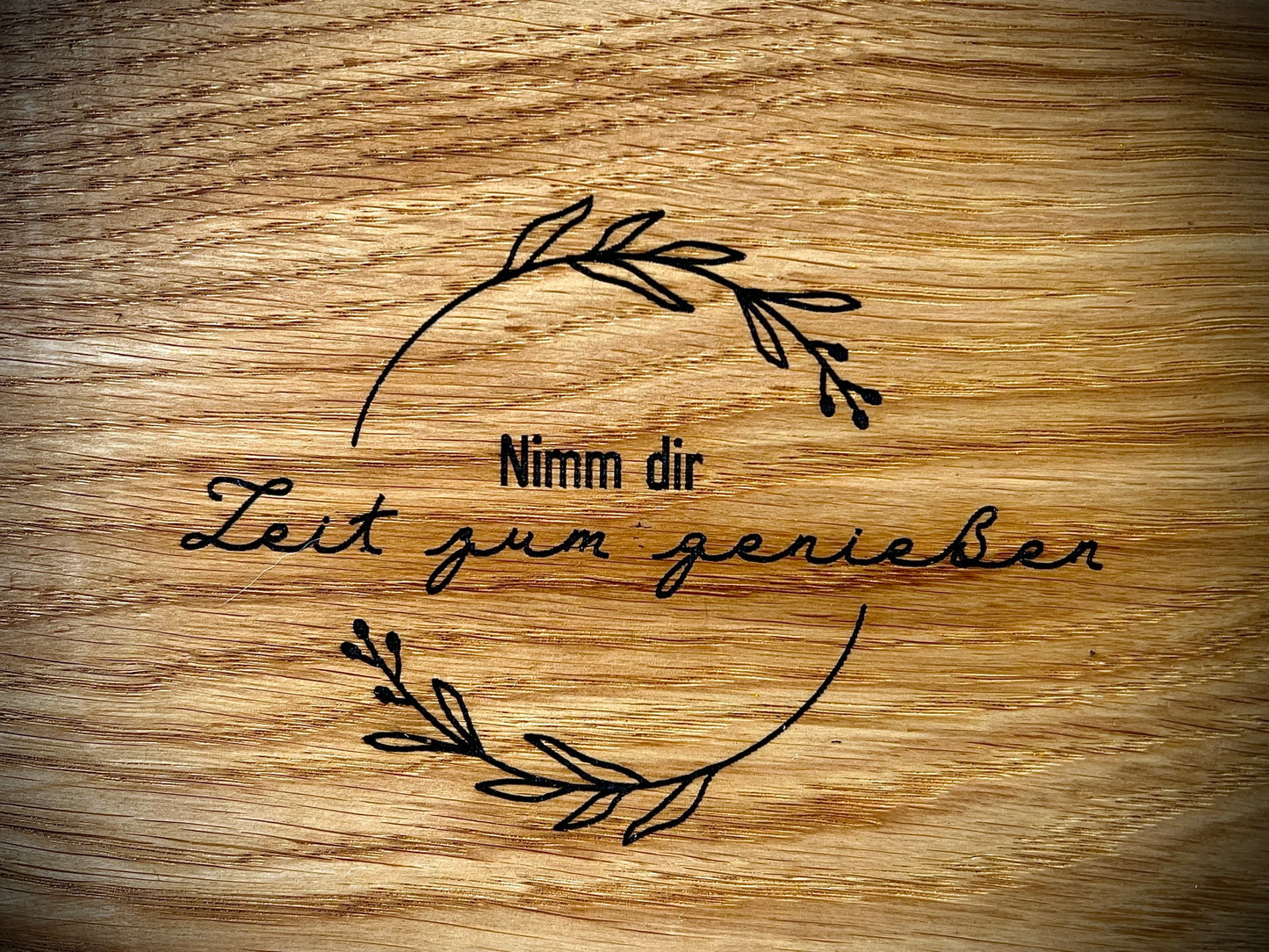 Frühstückbrettchen ''Zeit zum Genießen''