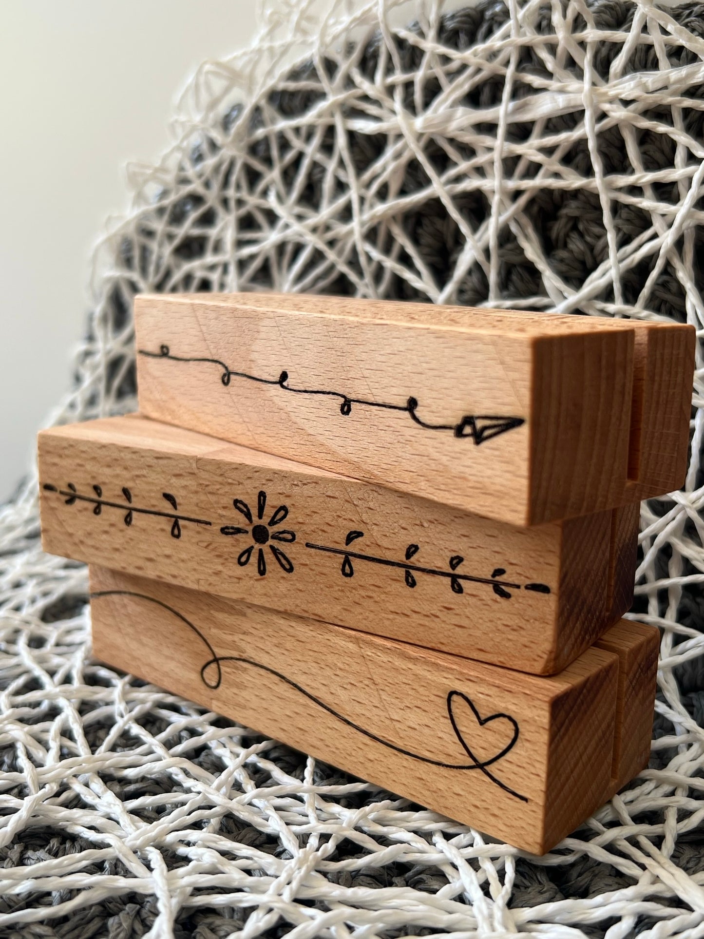 Kartenhalter aus Holz