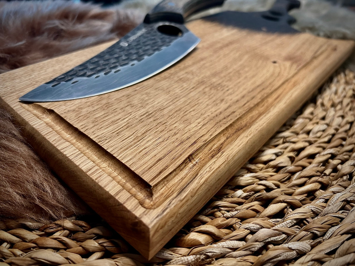 Messer-Design Platte