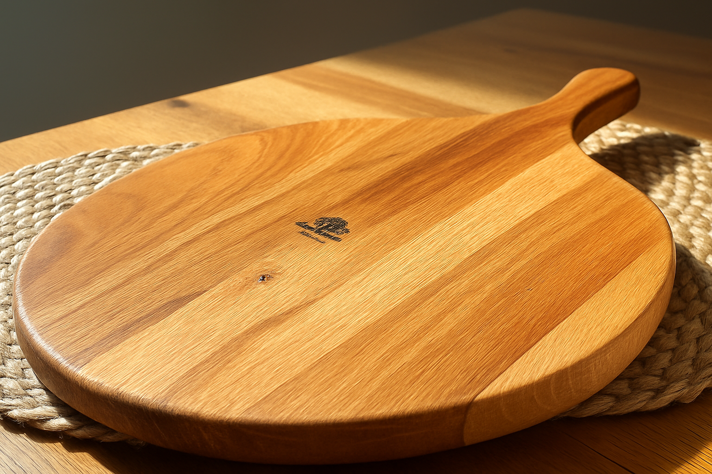 Pizza Platte aus Eiche