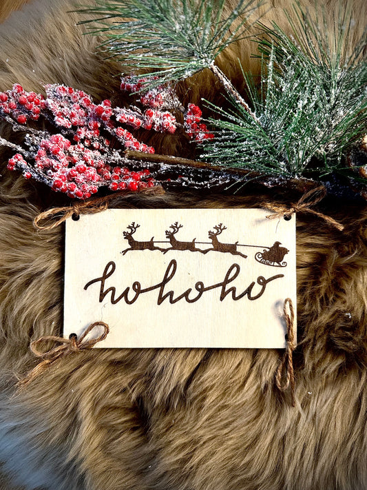 Geld- und Gutschein-Hülle “Ho Ho Ho” – Praktische Geschenkverpackung Weihnachten