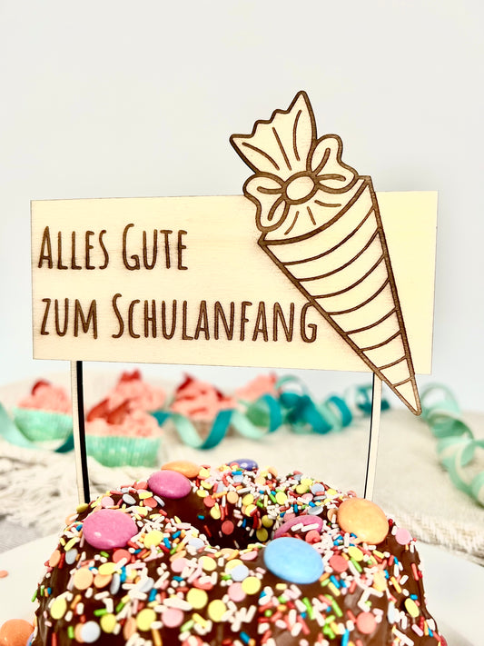 Kuchenstecker „Schulanfang“