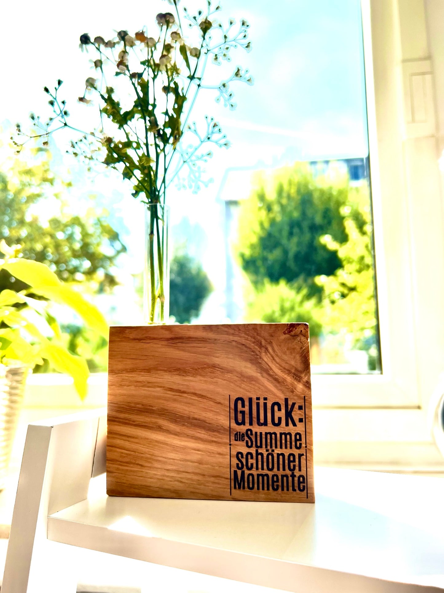 Holz-Dekovase