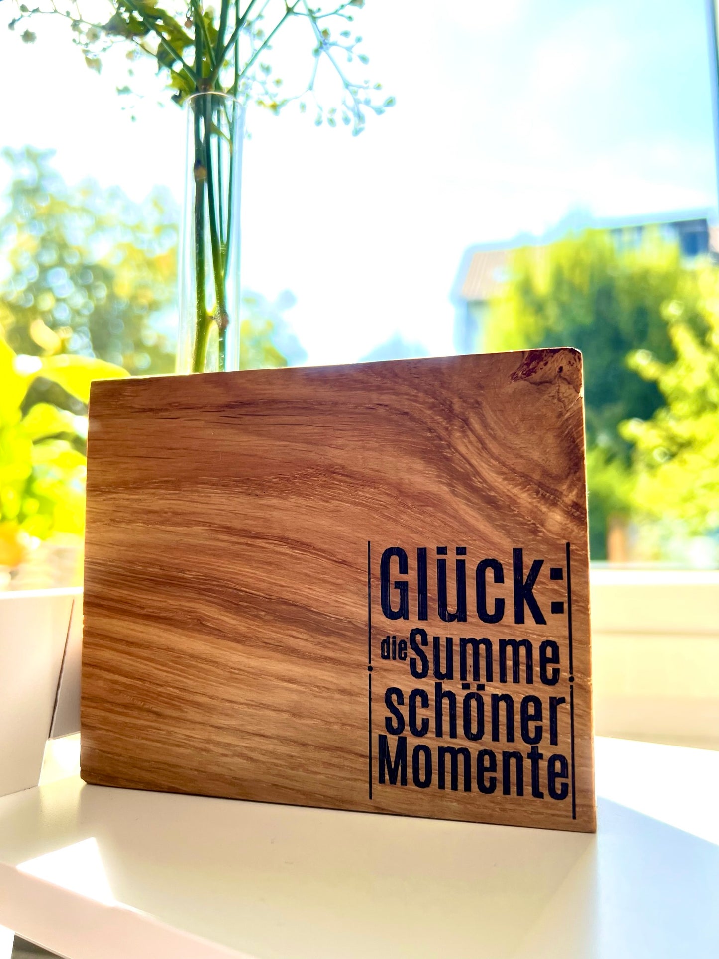 Holz-Dekovase