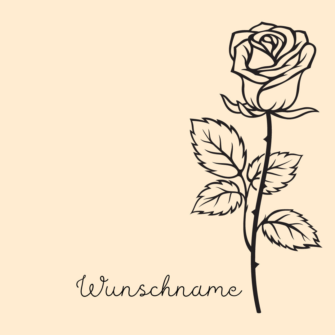 Buche Brettchen "Geburtsblume"