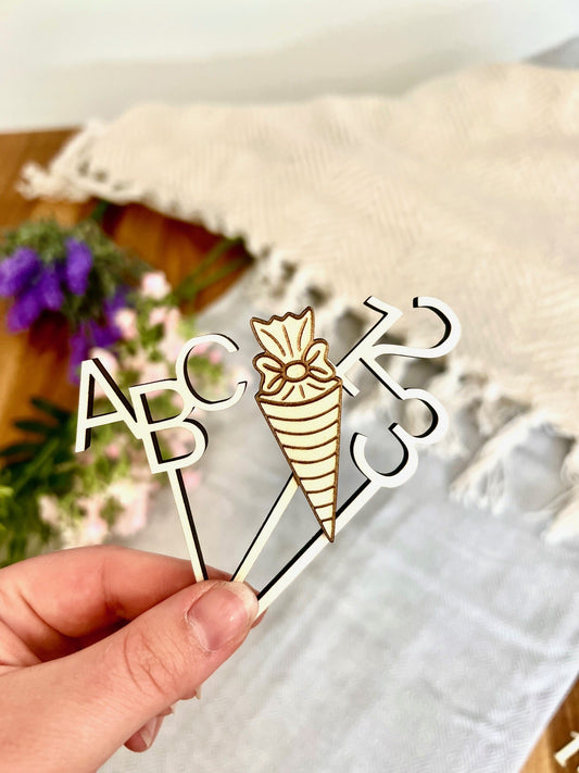 kleines Kuchenstecker-Set ABC