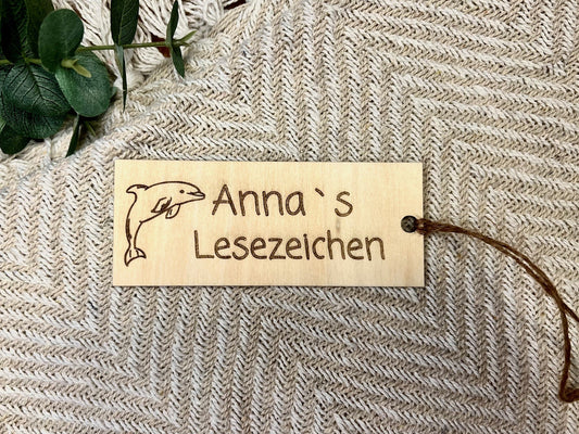 Lesezeichen mit Tiermotiv